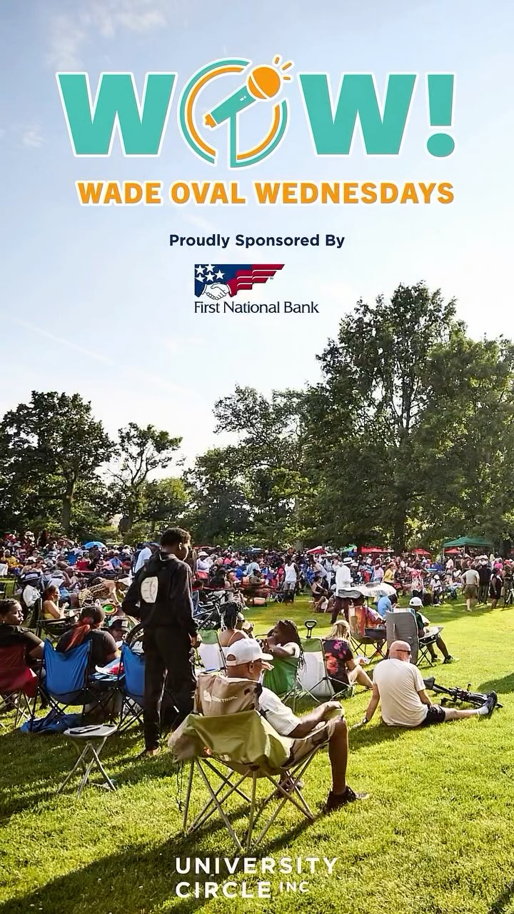 The wait is over — WOW! Wade Oval Wednesdays are back starting June 18! ✨

We’re bringing 10 weeks of free outdoor concerts to University Circle every Wednesday from 5:30-8:30 p.m. — with incredible music, tasty food trucks, drinks, and family-friendly fun through August 20. 🎶🌮

This year, we’re adding even more:
🌍 A brand-new International Night in partnership with the @culturalgardens
🎭 Roaming performers all around Wade Oval
🌿 Special access to the @clebotanicalgarden through the Kohl Gate on select nights
🌈 The return of LGBTQ Pride and Disability Pride nights!

So grab your friends, your family, or just come solo — it’s going to be a summer to remember.

Full lineup + more at the 🔗 in our bio
Proudly sponsored by First National Bank

#universitycircle #inthecircle #thelandforlife #thisiscle #wadeovalwednesdays #wadeovalwednesday #wadeoval #summerintheland #summerconcert #WadeOvalWednesdays2025